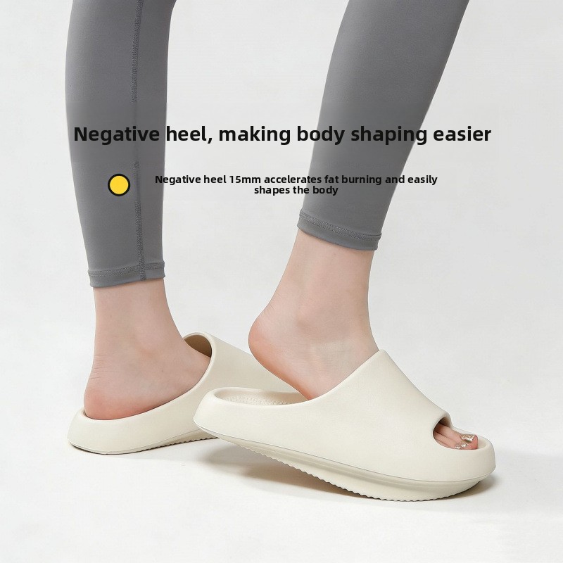 Women'S Shoes Quality - 女性用、かかと部分が低い靴、骨盤矯正用のアーチサポート付きスリッパ、前部が高く後部が低い、家庭用で滑り止め加工が施された靴。