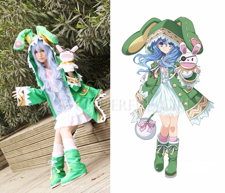 デート・ア・ライブ 梅野コスプレ衣装、緑色のフード付きコート - Women Shoes Xxl のレビューと価格