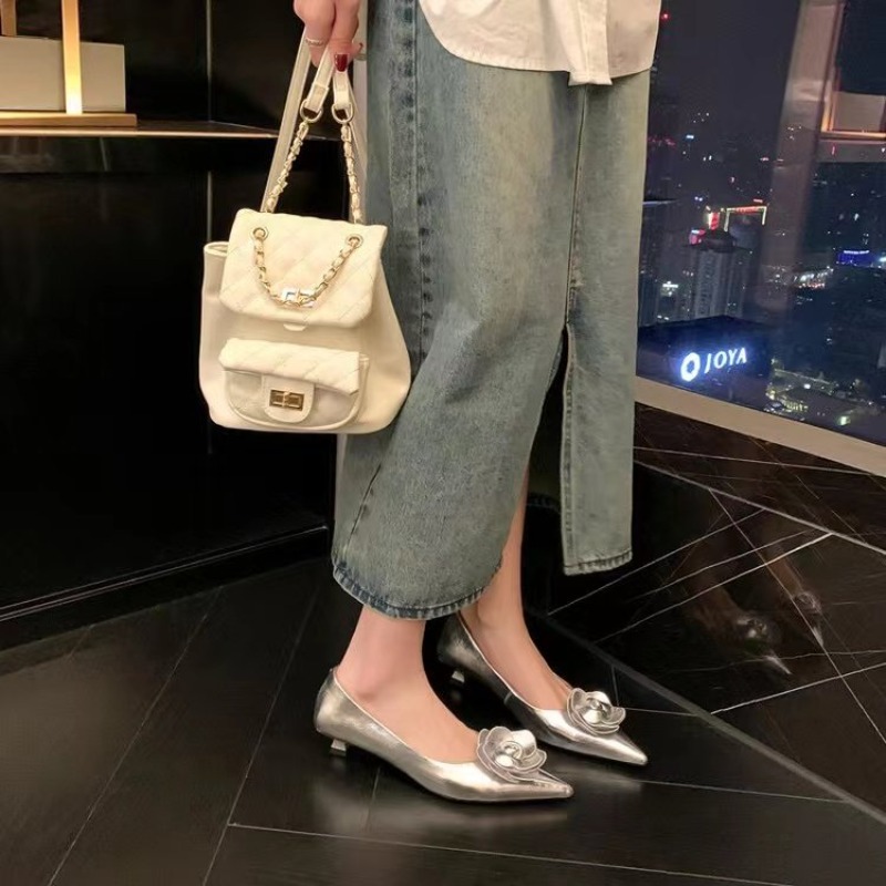 女性の豪華な高品質のパテントレザーの花柄ハイヒール、セクシー - Women'S Shoes Quality のレビューと価格