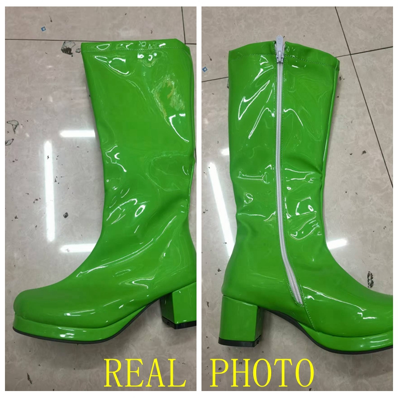 Reave cat-sweet-膝丈のPUブーツ,丸いつま先 - Knee High Boots Women のレビューと価格