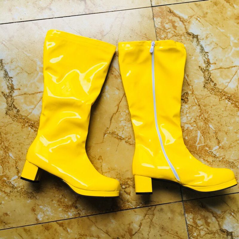 Reave cat-sweet-膝丈のPUブーツ,丸いつま先 - Knee High Boots Women のレビューと価格